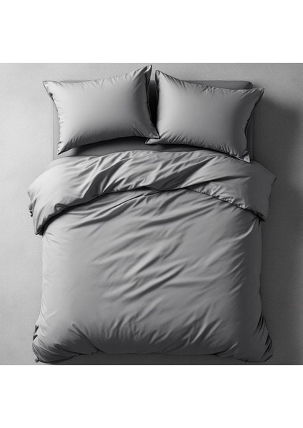 Odin 300 Tc Pamuk Saten King Size Nevresim Seti Antrasit modelleri