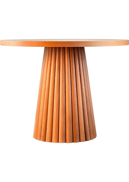 Ocean Iskandinav Natural Ahşap Masa Sandalye Takımı 100X100 modelleri