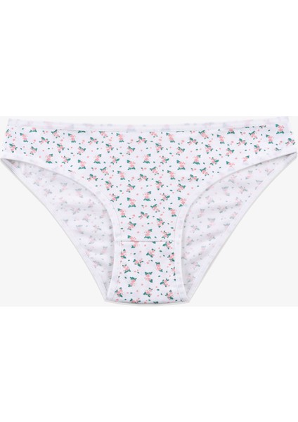 Kadın 7'li Desenli Pamuklu Likralı Külot fırsatları