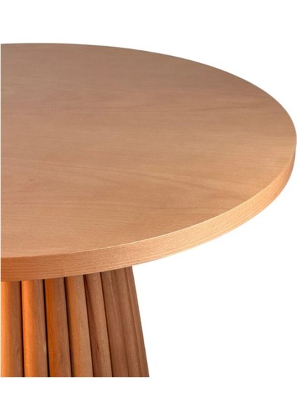 Ocean Iskandinav Natural Ahşap Masa Sandalye Takımı 100X100 indirimleri