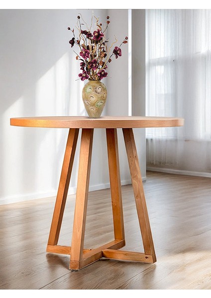 Tokyo Natural Ahşap Masa Sandalye Takımı 110X110 fiyatları