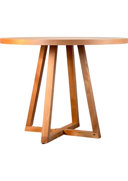 Tokyo Natural Ahşap Masa Sandalye Takımı 110X110 fırsatları