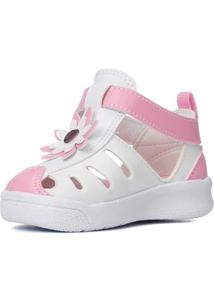 Günlük Unıisex Çocuk Bilekten Cırtlı Ayarlanır Kaymaz Taban Rahat Hafif Burnu Kapalı Yazlık Sandalet 195