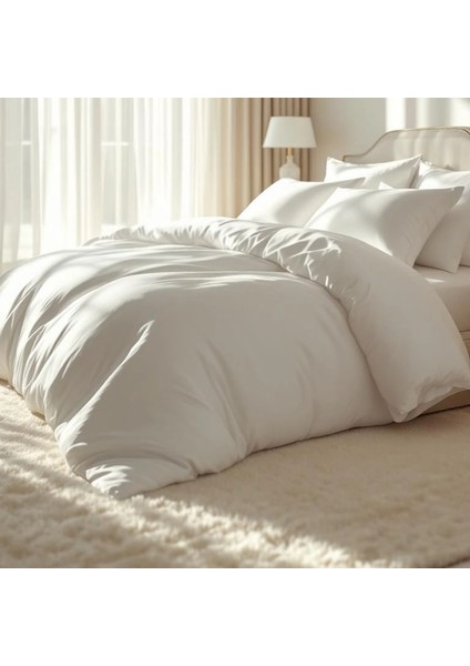 Odin 300 Tc Pamuk Saten King Size Nevresim Beyaz fiyatları