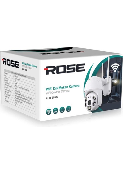 AHD-30500 Wifi Dış Mekan Kamera | Akıllı Güvenlik, Geniş Görüş Açısı modelleri