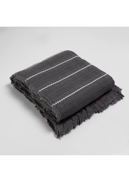 Marigold Pamuklu Çift Kişilik Yatak Örtüsü Antrasit 220*240 cm fırsatları