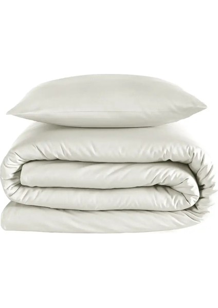 Odin 300 Tc Pamuk Saten Tek Kişilik Nevresim Seti Ekru modelleri