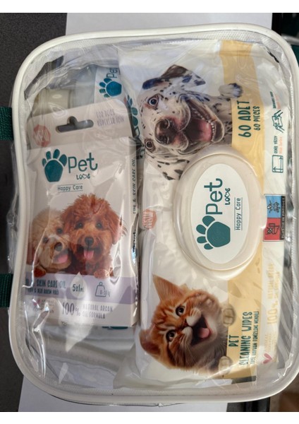 Petlove Evcil Hayvanlar Için 7 Li Bakım Seti (Çanta Hediyeli)