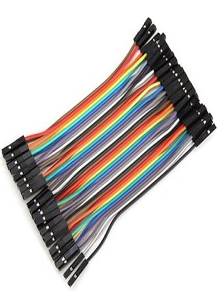 10CM 40PIN Dişi-Dişi Jumper Kablo