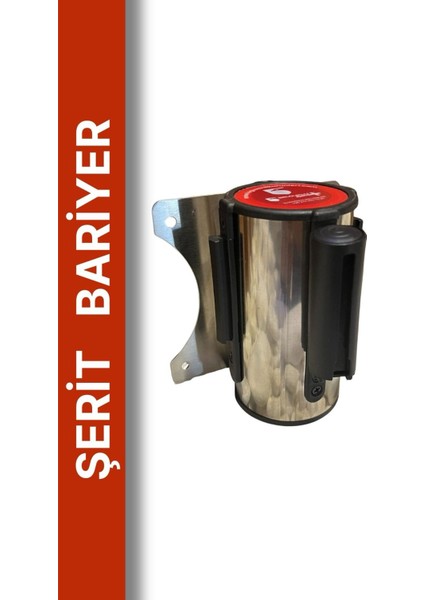 Duvara Monte Şerit Bariyer – Krom Gövde, Yaylı Mekanizma, 3 Metre Şeritli Sistem modelleri