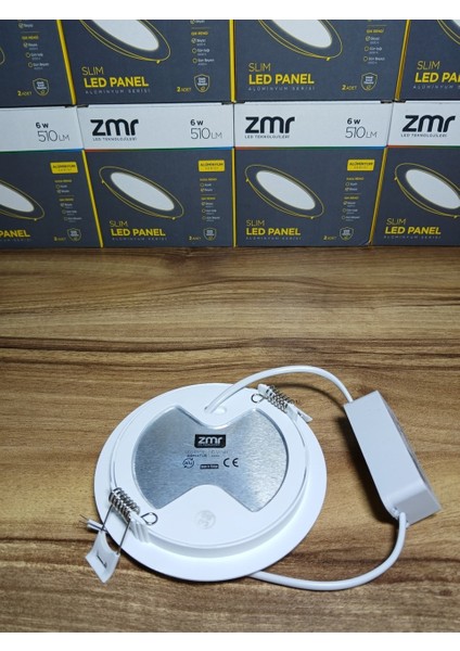 Ekim Aydınlatma Zmr 6W Slim Sıva Altı Yuvarlak LED Panel Spot Yüksek Lümen 3200K indirimleri
