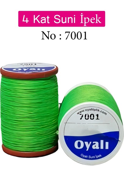 Oyalı 4 Kat Suni Ipek Iplik Iğne Oyası Boncuk Ipi Tığ Oyası NO:7001