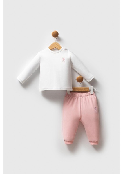 Kız Bebek 3'li Takım Açık Pembe modelleri