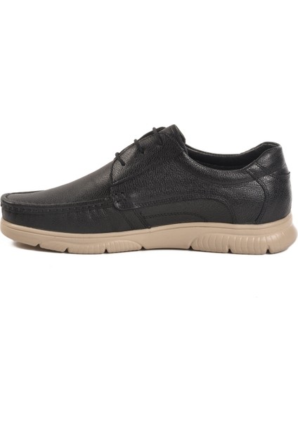 Siyah-Bej Hakiki Deri Erkek Günlük Ayakkabı 232061 M fiyatları