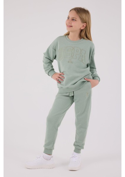 Kız Çocuk Eşofman Takımı Yeşil