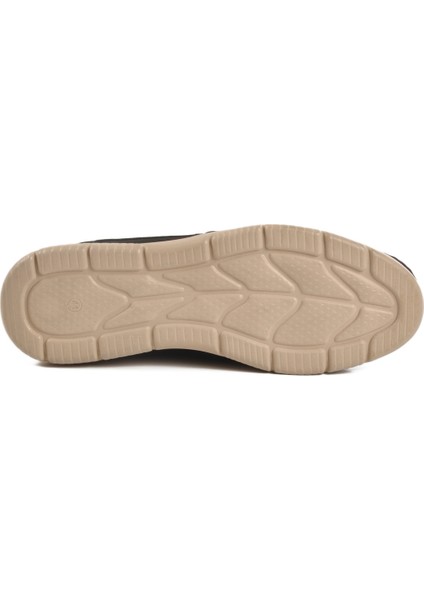 Siyah Nubuk Hakiki Deri Erkek Günlük Ayakkabı 232061 M indirimleri