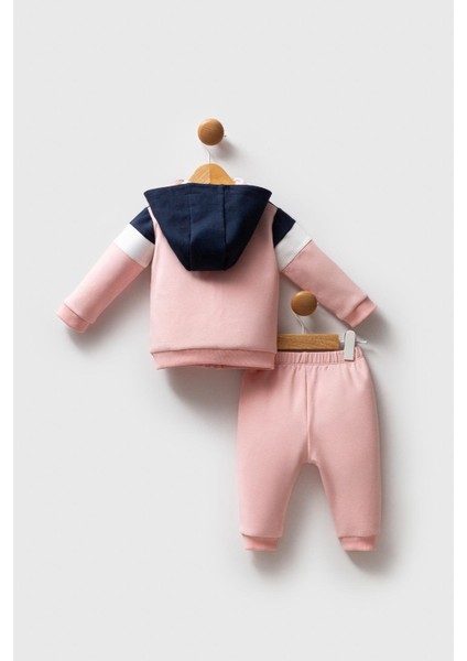 Kız Bebek 3'li Takım Açık Pembe fiyatları