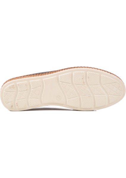 Lacivert Hakiki Deri Kadın Günlük Ayakkabı 231747 Z indirimleri