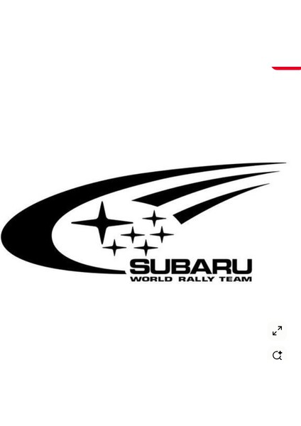Subaru World Rally Team Sticker – Siyah Tasarım