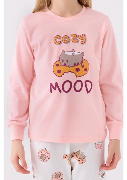 Kız Çocuk Uzun Kol Pijama Takım A.pembe modelleri