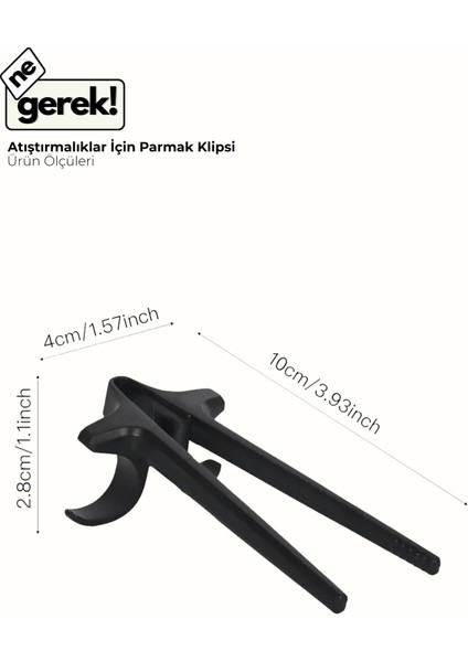 Atıştırmalıklar Için Parmak Klipsi fırsatları