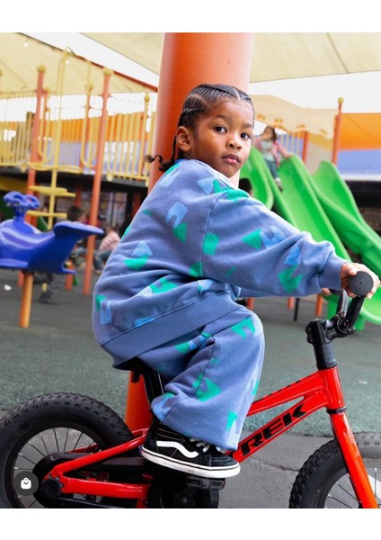 La’ciel Paris Navi Sloganlı Oversize Takım modelleri