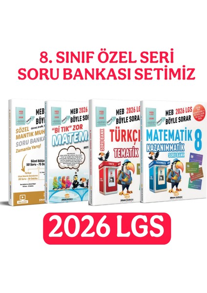 2026 Lgs Özel Seri Soru Bankası Seti