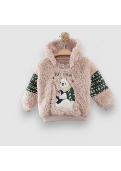 Bebek Alt Üst 2 Li Takım Elbise, Kapşonlu Kışlık Bebek Giyim fiyatları