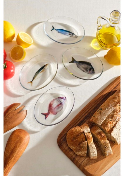 Olta Meze Tabağı Sarı Yeşil