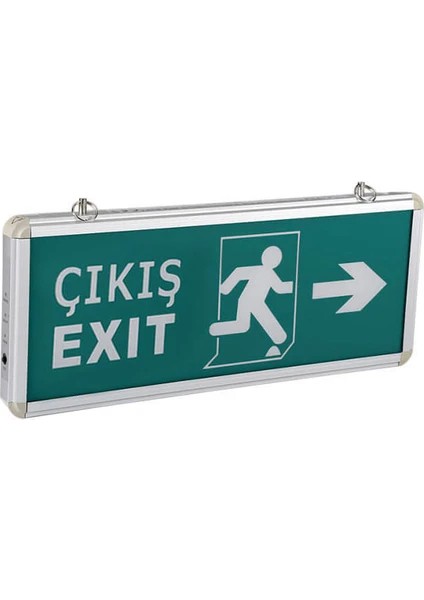 Çağdaş İş Güvenlği Ledli Exıt Armatür - Acil Çıkış Levhası (3 Saat Şarjlı) fiyatları