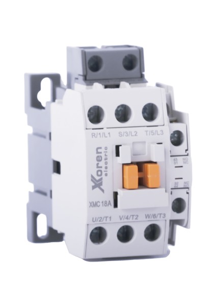9A 3 Kutup Ac Tip 220V 4kw 1no-1nc 22 Kasa Güç Kontaktörü