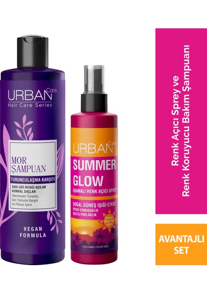 Renk Açıcı Sprey ve Renk Koruyucu Bakım Şampuanı