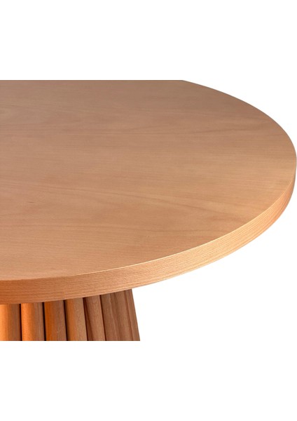 Seraphine Iskandinav Natural Ahşap Masa Sandalye Takımı 110X110 indirimleri