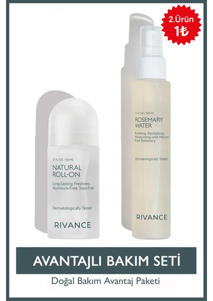 Doğal Saç Toniği ve Bitkisel İçerikli Doğal Roll-On Seti