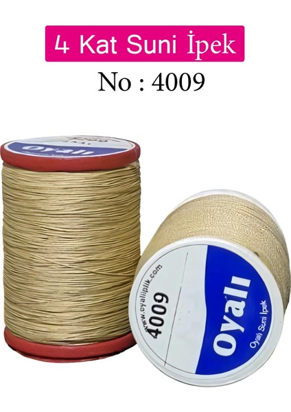 Oyalı 4 Kat Suni Ipek Iplik Iğne Oyası Boncuk Ipi Tığ Oyası NO:4009