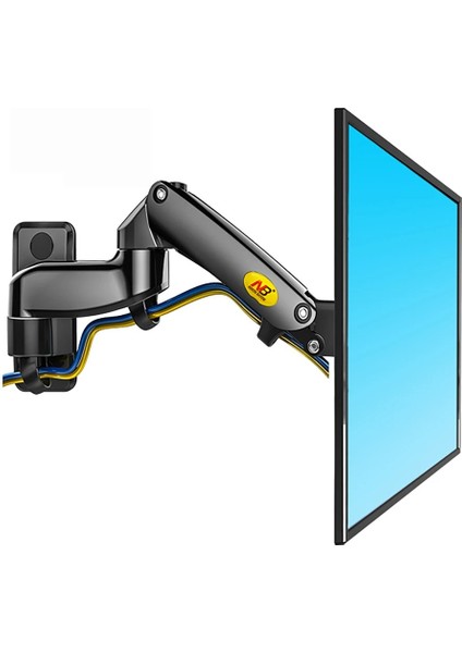North Bayou Nb F150 Tek Kol Gazlı Yaylı Monitör Tutucu – 17"-35" Ekran, 2-9 kg Taşıma Kapasiteli fırsatları