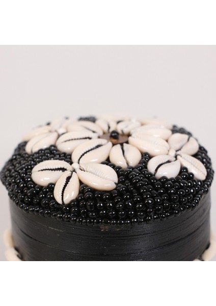 Mylamp Bali Boncuklu Kapaklı Kutu 11 x 9 cm fırsatları