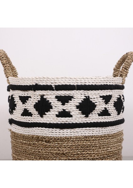 Mylamp Hierapolis Muz Lif El Yapımı Yuvarlak Orta Sepet 37X35X44 cm fırsatları