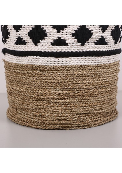 Mylamp Hierapolis Muz Lif El Yapımı Yuvarlak Orta Sepet 37X35X44 cm indirimleri