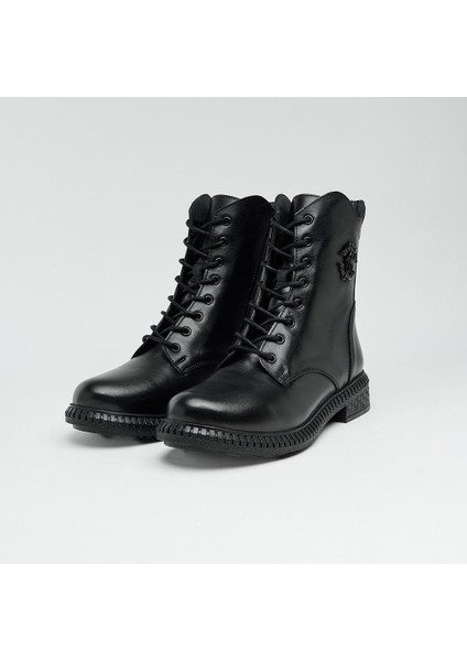 Hakiki Deri Kısa Topuklu Fermuarlı Kadın Bot fiyatları