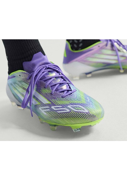 F50 Elite Fg Erkek Çim Zemin Kramponu JH7615 Mor