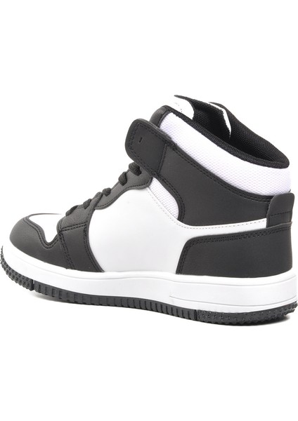 Siyah-Beyaz Unisex Hi Sneaker Haykat Uzun G fırsatları