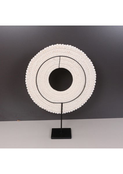 Mylamp Papua Deniz Kabuğu- Ahşap Boncuklu Masa Üstü Dekor 42X54 cm fırsatları