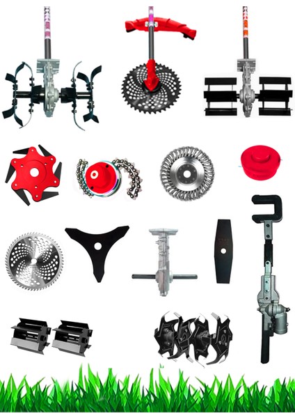 Eısenn Bc 520 12 Parça Sırt Tırpan + Çapalama Aparatları + Zeytin Toplama indirimleri