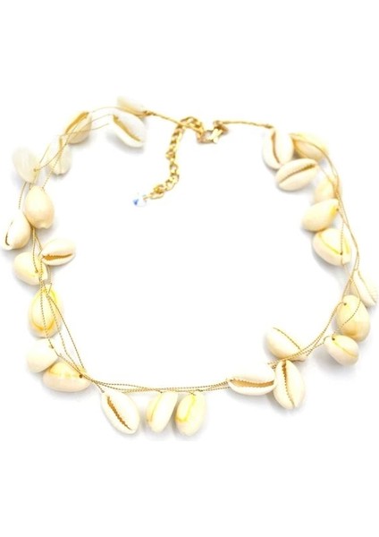 Deniz Kabuğu Kolye - Beyaz fiyatları