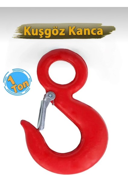 Sustalı Kuşgöz Kanca 1 Tonluk Kuş Gözü Sustalı Kanca 1 Ton