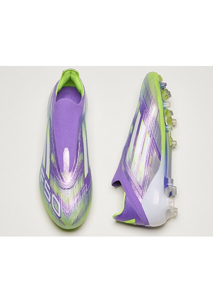 F50 Elite Ll Fg Erkek Çim Zemin Kramponu JH7628 Mor modelleri