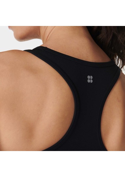 Power Medium Impact Gym Tank Kadın Siyah Tank Top