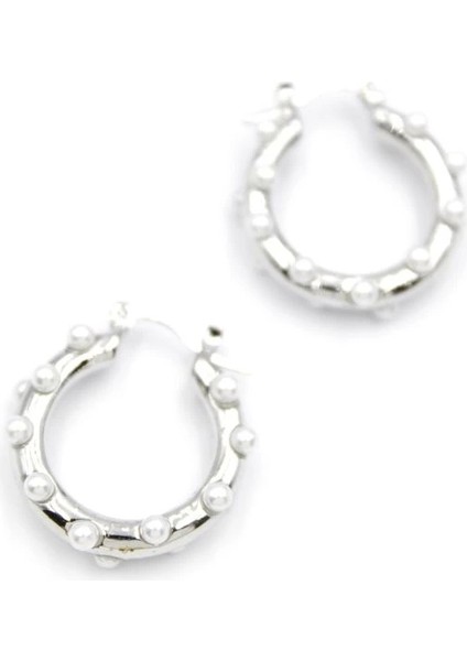 Incili Halka Küpe - Gümüş fiyatları