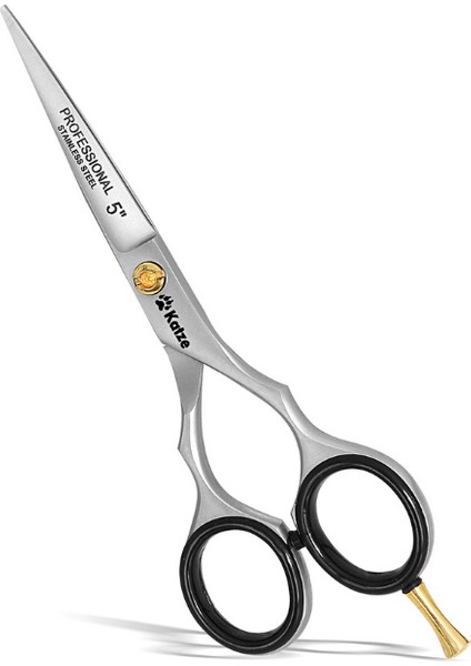 Profesyonel Saç Kesim Makası 5 inç Jilet Keskinliği Berber Makası Japon Paslanmaz Çelik Elle Bilenmiş